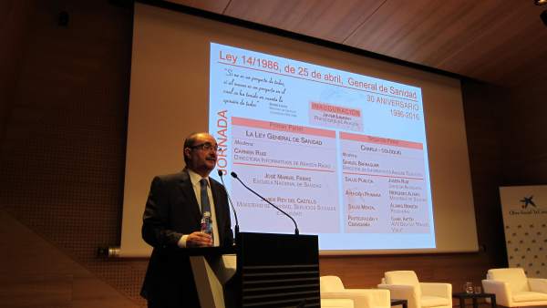 El presidente de Aragón inaugura unas jornadas sobre la ley general de sanidad El presidente de Aragón inaugura unas jornadas sobre la ley general de sanidad