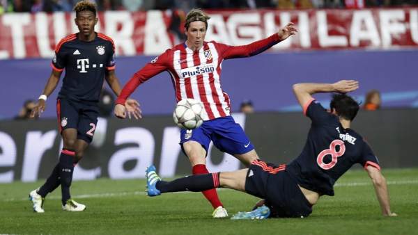 Fernando Torres en el Atlético Madrid - Bayern Munich Fernando Torres en el Atlético Madrid - Bayern Munich