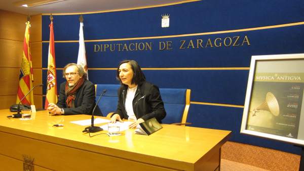 González y Palacín han presentado el XVII Festival de Música Antigua de la DPZ González y Palacín han presentado el XVII Festival de Música Antigua de la DPZ