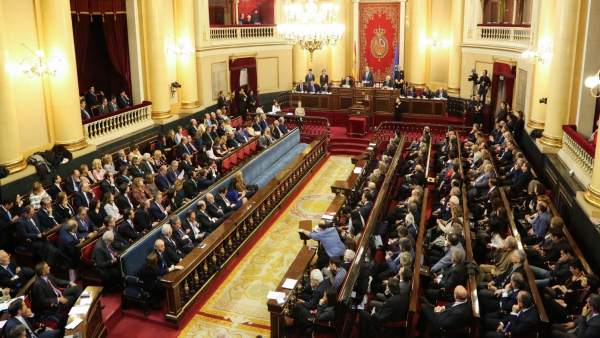 Pleno de constitución del Senado, hemiciclo antiguo, XI legislatura Pleno de constitución del Senado, hemiciclo antiguo, XI legislatura