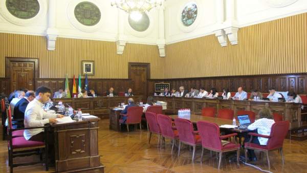 Pleno ordinario de mayo de la Diputación de Jaén. Pleno ordinario de mayo de la Diputación de Jaén.