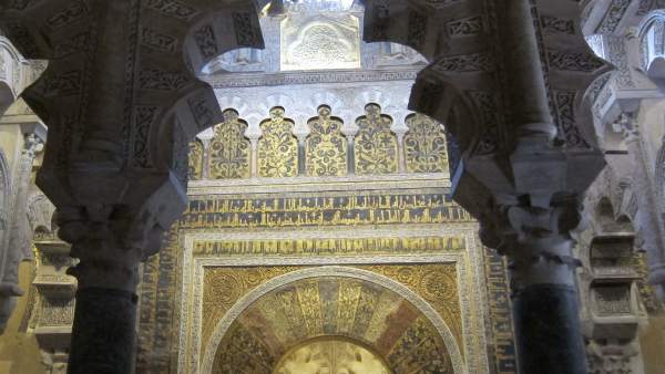 El mihrab de la antigua Mezquita de Córdoba El mihrab de la antigua Mezquita de Córdoba