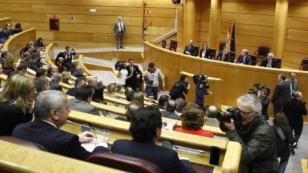 Rajoy preside en Grupo del PP en el Senado Rajoy preside en Grupo del PP en el Senado