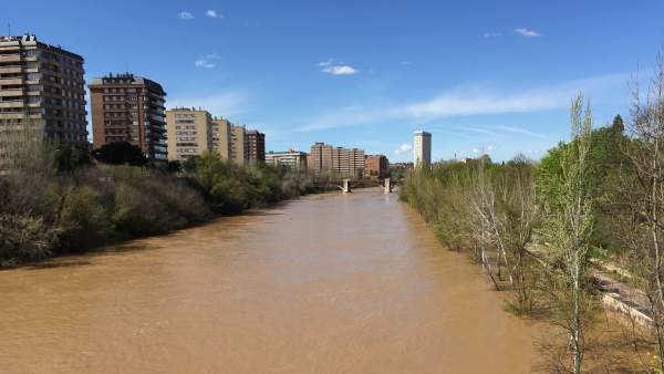 El río Pisuerga, este lunes a su paso por Valladolid El río Pisuerga, este lunes a su paso por Valladolid