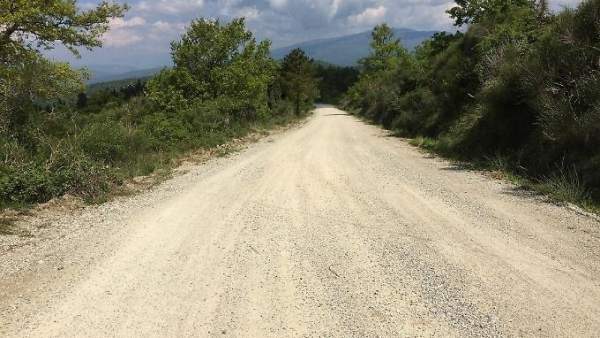 Subida al Alpi de Poti en el Giro Subida al Alpi de Poti en el Giro