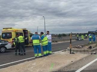 Fallecen dos motoristas en Torrejón