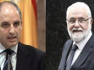 Montaje de Francisco Camps y Juan Cotino