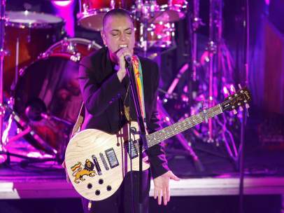 La cantante irlandesa Sinead O'Connor