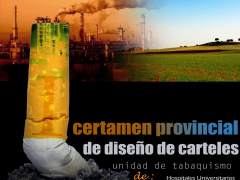 Cartel del I certamen provicnicial de diseño de carteles para el Día Sin Tabaco