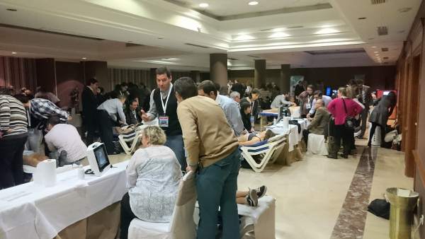Talleres durante las III Jornadas Nacionales de Ecografía de Semergen Talleres durante las III Jornadas Nacionales de Ecografía de Semergen