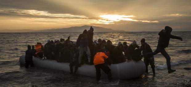 Patera en Lesbos