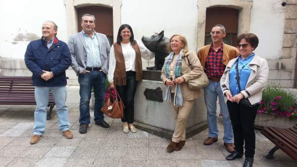 Susana López Ares en Noreña. Susana López Ares en Noreña.