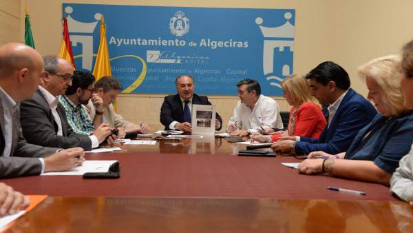 Reunión de la junta de portavoces de Algeciras Reunión de la junta de portavoces de Algeciras