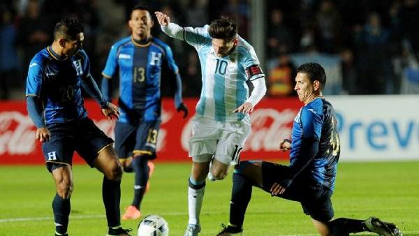 Messi en el amistoso ante Honduras Messi en el amistoso ante Honduras