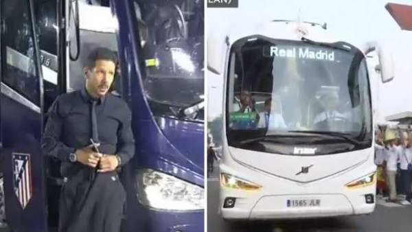 Simeone y el bus blanco Simeone y el bus blanco