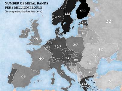 Mapa del heavy metal
