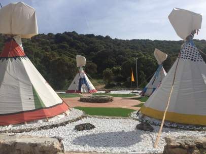 Tiendas campamento English and Adventure Ayuntamiento Málaga