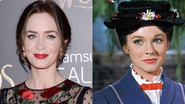 Emily Blunt y Julie Andrews Emily Blunt y Julie Andrews