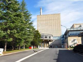 Entrada de la central nuclear de Garoña