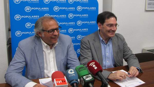 El presidente y el portavoz del Grupo Municipal Popular El presidente y el portavoz del Grupo Municipal Popular