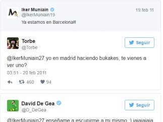 De Gea, Muniain, Torbe