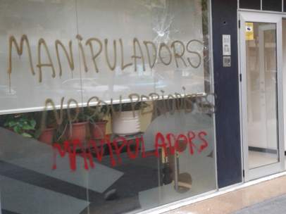 Ataque a la sede de TV3 en Lleida