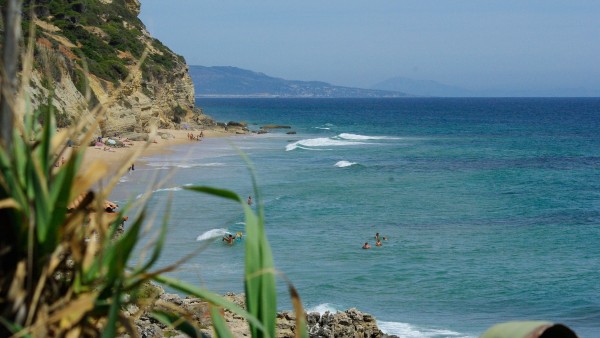 Playa de Caños de Meca, en Cádiz Playa de Caños de Meca, en Cádiz