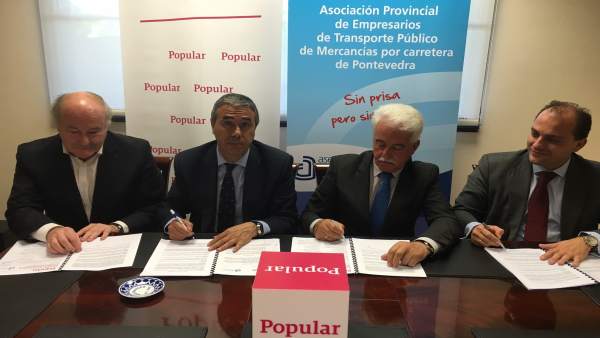 Acuerdo entre Popular y empresarios de transporte Acuerdo entre Popular y empresarios de transporte
