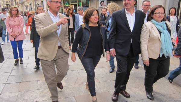 Soraya Sáenz de Santamaría en Salamanca Soraya Sáenz de Santamaría en Salamanca