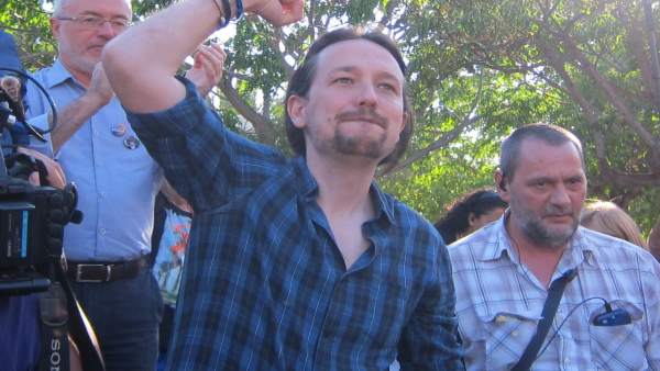 Candidato de Unidos Podemos, Pablo Iglesias, en Alicante Candidato de Unidos Podemos, Pablo Iglesias, en Alicante