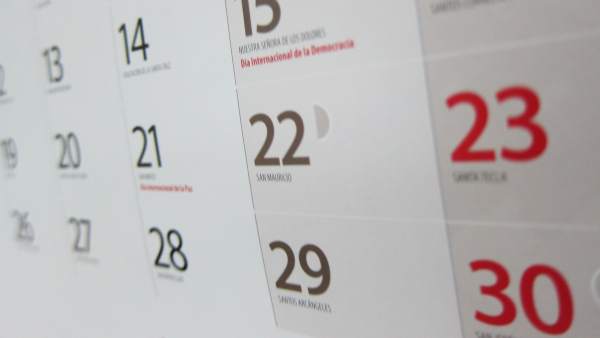 Calendario laboral Calendario laboral