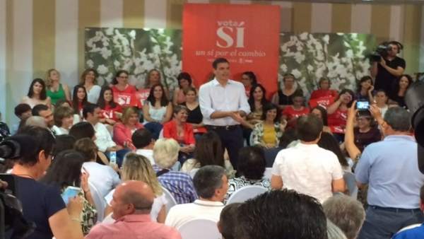 Pedro Sánchez en Cáceres Pedro Sánchez en Cáceres