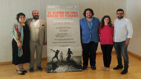 Presentación del concierto-espectáculo 'El sueño de una noche de verano' Presentación del concierto-espectáculo 'El sueño de una noche de verano'