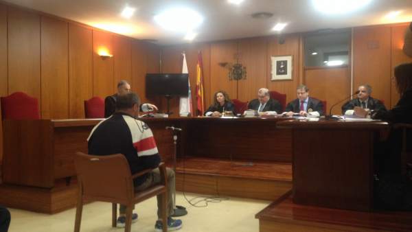 El acusado declarando en el juicio El acusado declarando en el juicio