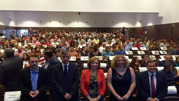 Ortiz en la presentación de un programa del grupo empresarial La Caña Ortiz en la presentación de un programa del grupo empresarial La Caña