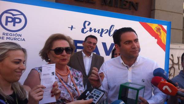 El cabeza de lista del PP por Murcia al Congreso, Teodoro García El cabeza de lista del PP por Murcia al Congreso, Teodoro García