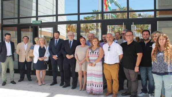 El consejero de Empleo, Empresa y Comercio, José Sánchez Maldonado, en Salobreña El consejero de Empleo, Empresa y Comercio, José Sánchez Maldonado, en Salobreña