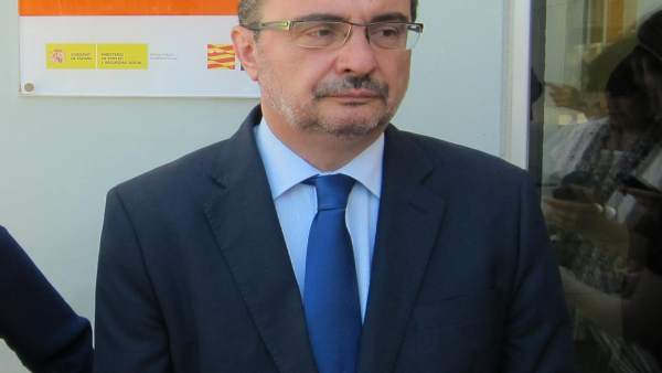 El presidente de Aragón, Javier Lambán El presidente de Aragón, Javier Lambán