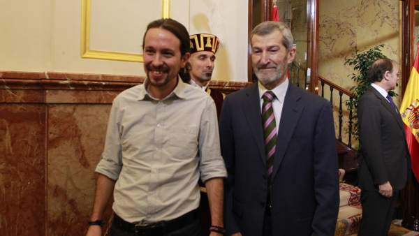 Pablo Iglesias y Julio Rodríguez Pablo Iglesias y Julio Rodríguez