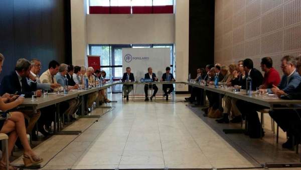 Reunión de Juan Ignacio Zoido (PP) con Confederación de Empresarios de Sevilla Reunión de Juan Ignacio Zoido (PP) con Confederación de Empresarios de Sevilla
