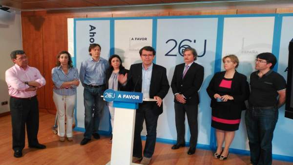 Fernández Mañueco en un acto de campaña en Burgos Fernández Mañueco en un acto de campaña en Burgos