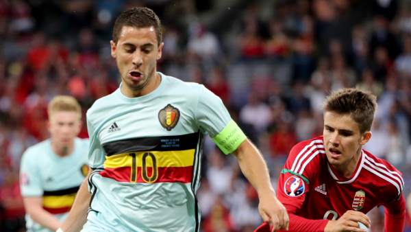 Hazard y Nagy en el Bélgica - Hungría Hazard y Nagy en el Bélgica - Hungría