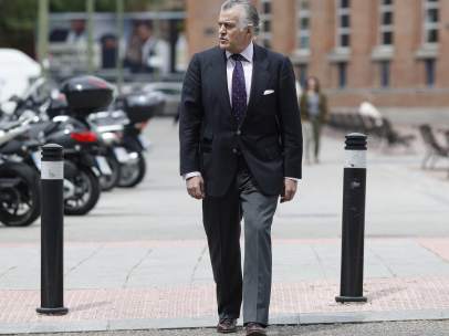 Luis Bárcenas acude a los juzgados de Plaza de Castilla