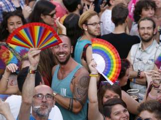 Abanicos arco iris
