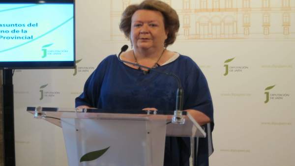 La vicepresidenta de la Diputación de Jaén, Pilar Parra La vicepresidenta de la Diputación de Jaén, Pilar Parra