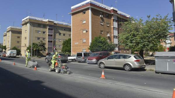 Imagen de las obras en San Pablo-Santa Justa Imagen de las obras en San Pablo-Santa Justa
