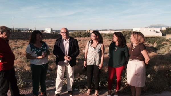 Visita de concejales socialistas a solares del Bulevar Visita de concejales socialistas a solares del Bulevar