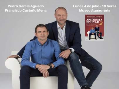 Cartel anunciador de la conferencia de Pedro García Aguado y Francisco Castaño