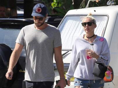 Liam Hemsworth y Miley Cyrus