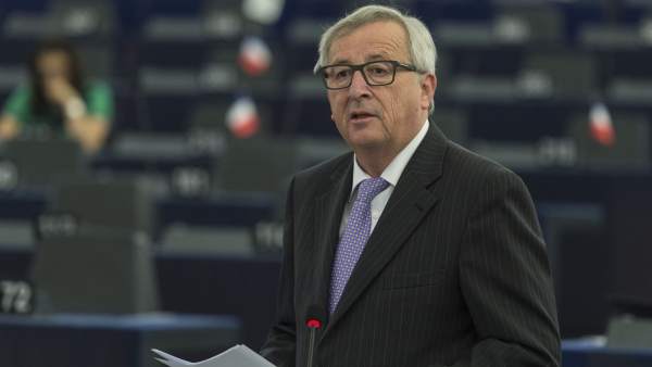 Juncker, en el Parlamento Europeo Juncker, en el Parlamento Europeo